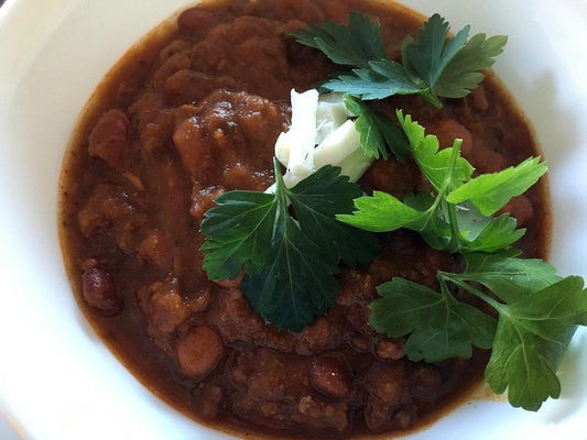Anasazi Beans with Ground Beef