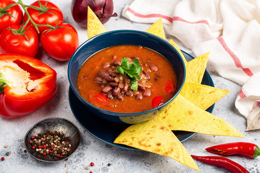 Hearty Vegetarian Anasazi Bean Chili
