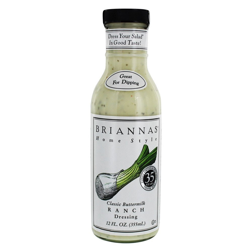 6pk, Brianna's Buttermilk Ranch Dressing [Glutenfree, No MSG