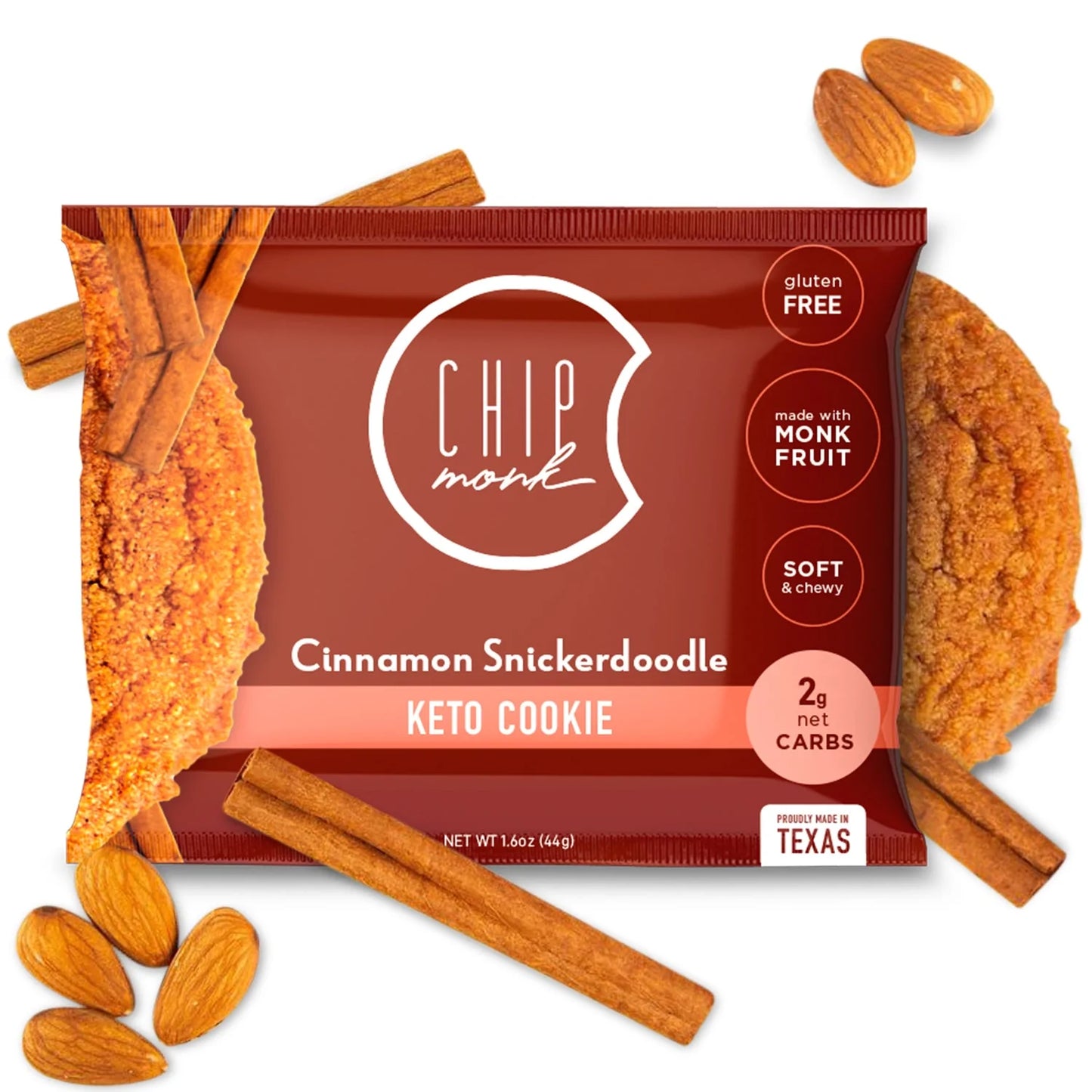 Keto-Friendly Gluten Free Cookies by Chipmonk Baking