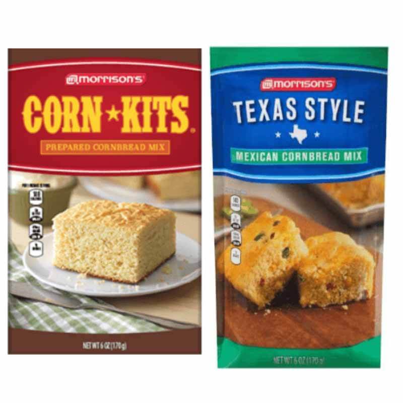 Morrison Cornbread Mix Shop Morrison Corn Kits, Pan Kits I Baking Mixes – texasfoodsdirect