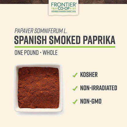 Frontier Co-op Ground Smoked Spanish Paprika, 1 lb.