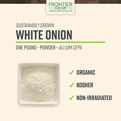 Frontier Herbs Organic Onion Powder, 1 lb.