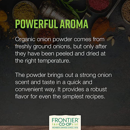 Frontier Herbs Organic Onion Powder, 1 lb.