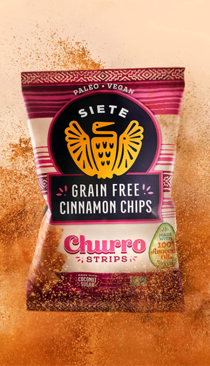 Siete Grain Free Cinnamon Chips Churro Strips
