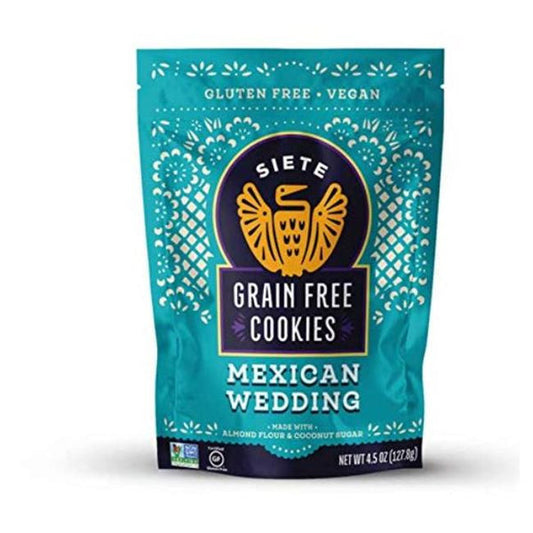 Siete Mexican Wedding Cookies, 4.5 oz Non-GMO, Gluten-free