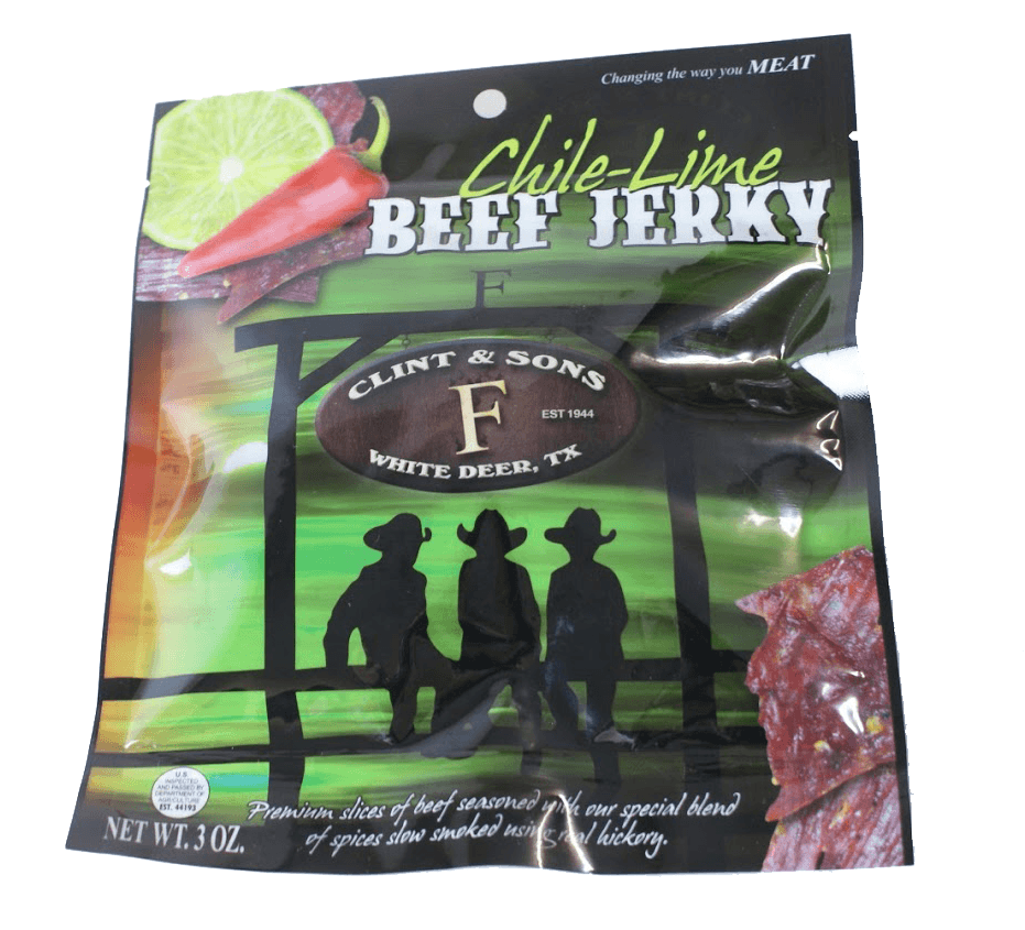 Clint and Sons Chili Lime Beef Jerky, 3 oz