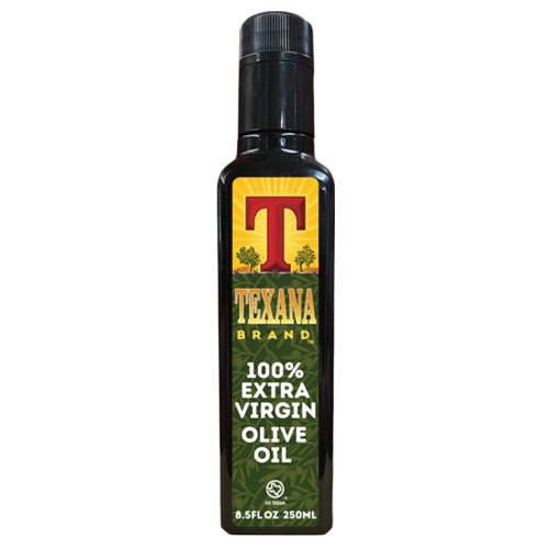 Organic Cold-Pressed Extra Virgin Olive Oil by Texana Brand, 8.5 FL oz