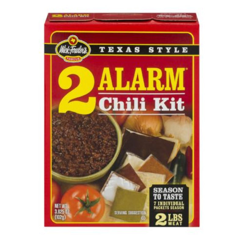 Buy Wick Fowler 2 Alarm Chili Kit Chili Mixes Texas Foods