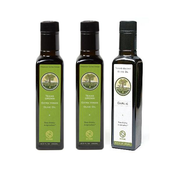 Texas Olive Oil Sampler Gift Sets (Jalapeno, Lemon, Garlic and EVOO)