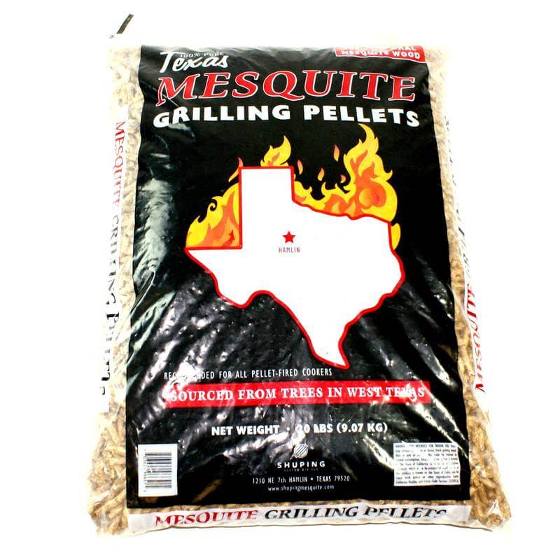 Shuping mesquite grilling pellets