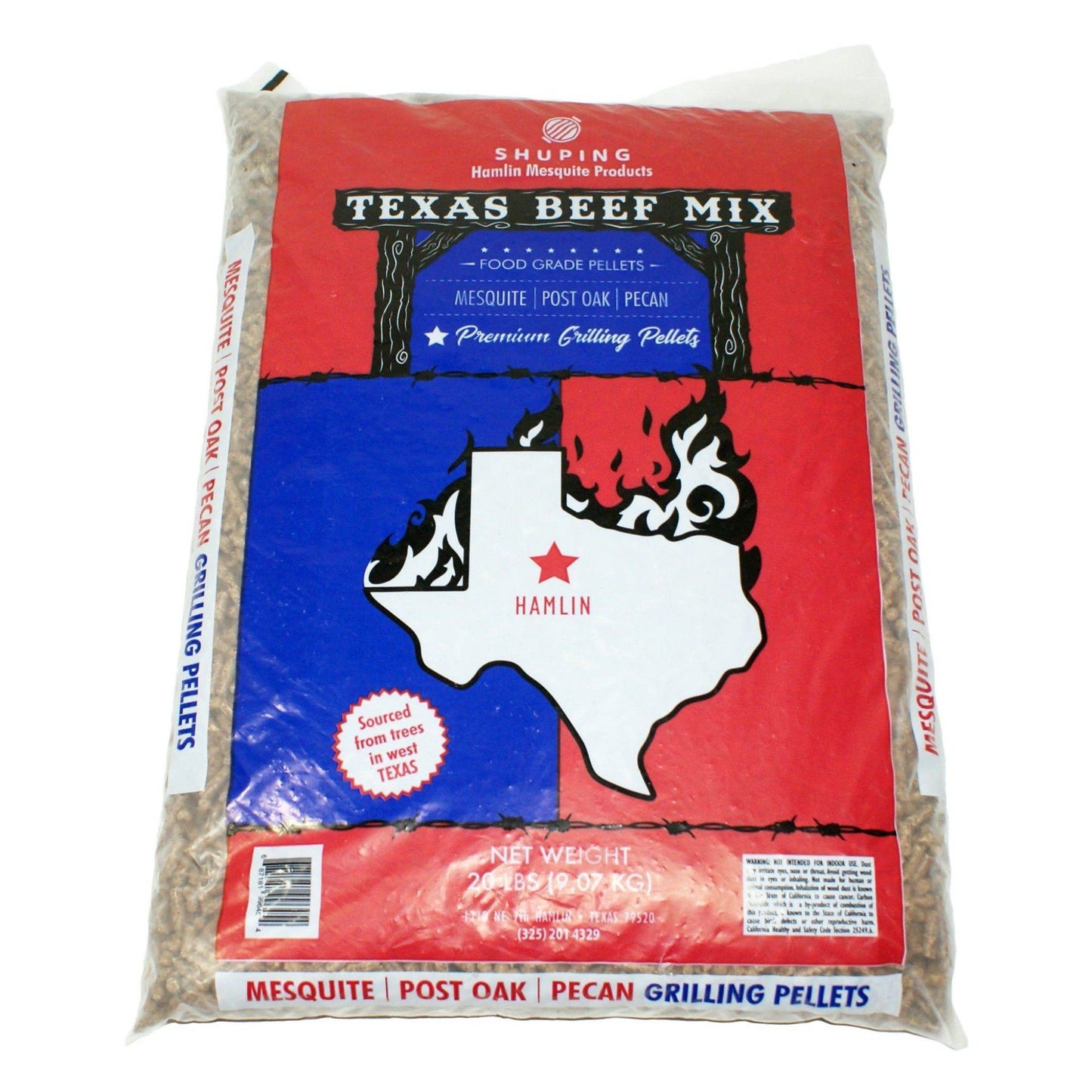 Shuping Pellets Beef Blend Oak Mesquite Pecan