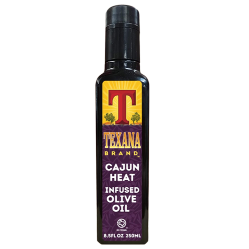 Texana Brand Infused Texas Olive Oil, Cajun Heat (8.5 FL oz)